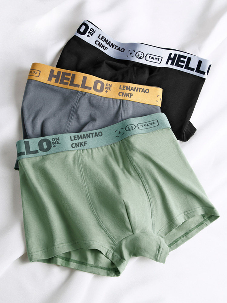 Men's Underwear, Antibacterial, Seamless, Boys' Boxer Briefs, Loose and Breathable, Youth Boxer Briefs, 2026 New Style