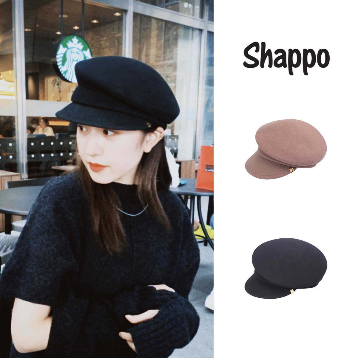 ブラックウールハット ca41a リボン付き ビッグリボンペーパーハット[bl010] | レディースファッション通販の ブラックウールハット ca41a リボン付き