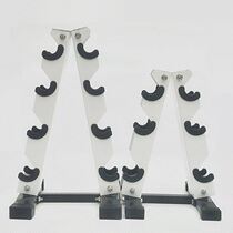 Dumbbells Rack Home Small Shelving Vertical Three Pairs Dumbbells Shelf Suit Commercial 6 Small Dumbbells hexagon