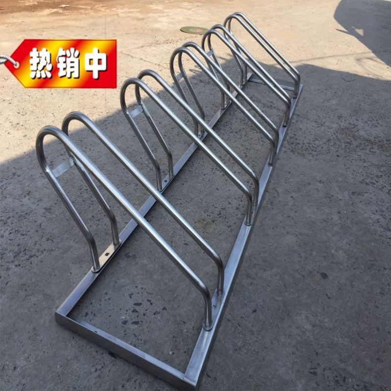 Placing frame non-motor vehicle stop spiral clamping locomotive burglar-proof parking frame electric car can customize round round cage