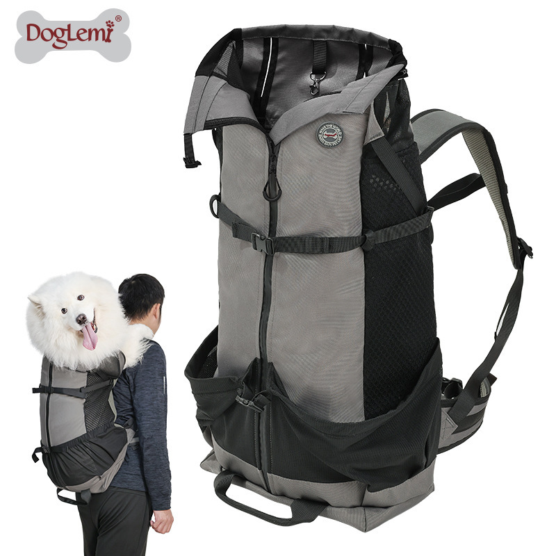 Multifunctional Outdoor Large Dog Backpack, Anti-Hair Entanglement, Functional Backpack for Large Dogs, Anti-Escape Backpack for Walking the Dog