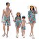 亲子装泳装一家四口泡温泉度假保守分体泳衣母女装海边沙滩游泳