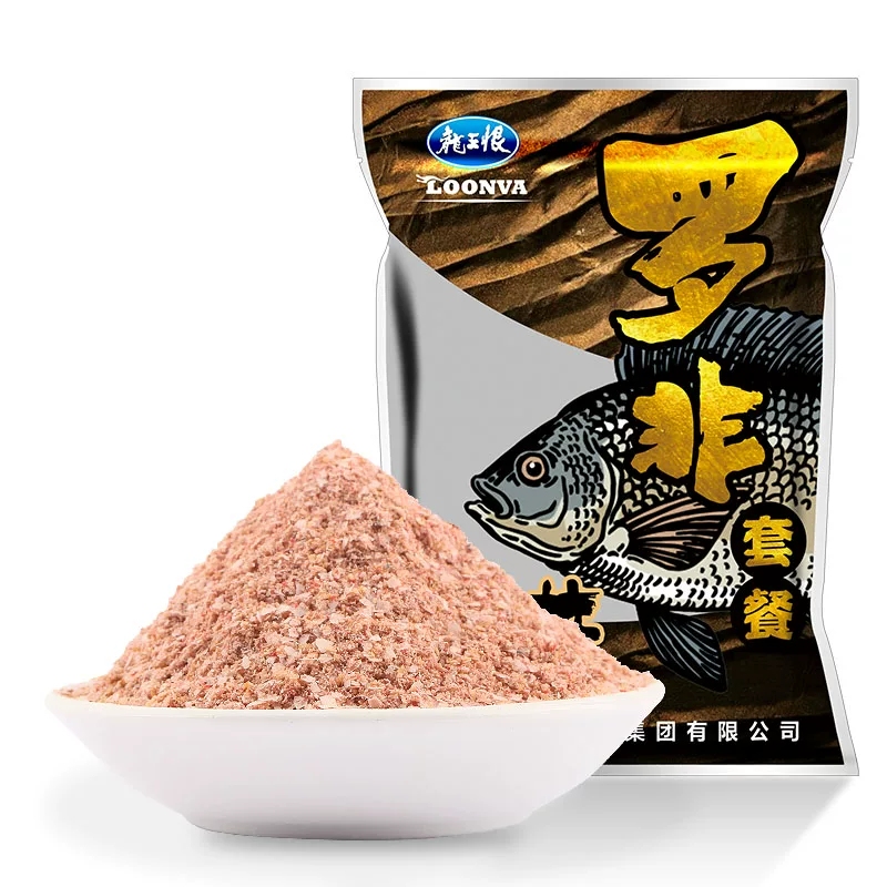 依肯国际 Tilapia bait liver flavor wild fishing special bait black pit loose cannon Dafushou Tilapia King fish bait nest material