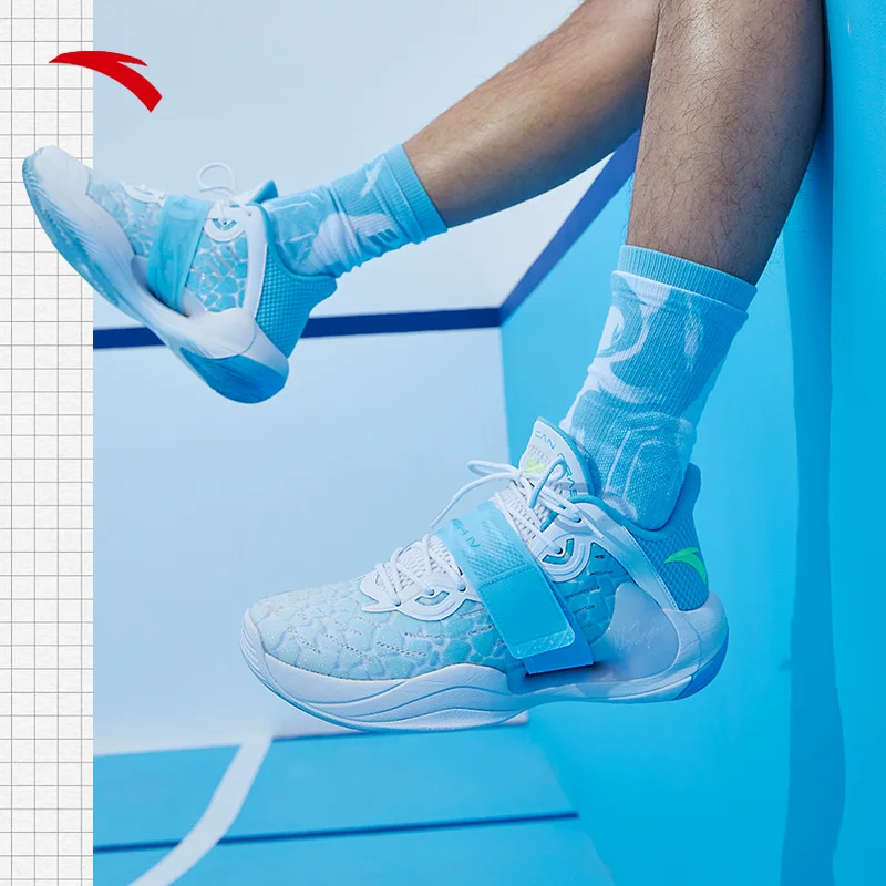 Анта Аллетте Томпсон KT Water Flower 4 Wave Basketball Shoes Men's Nitrogen Technology Spring Breath Sports Shoes