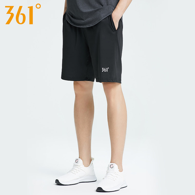361 sports shorts men's summer ice silk thin quick-drying basketball pants loose fitness running casual five-point pants