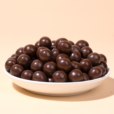 【代可可脂】怀旧零食黑巧克力麦丽素