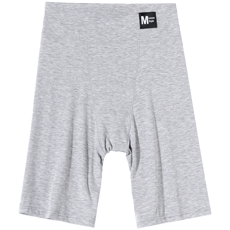 Modal ແອວສູງ tummy ຄວບຄຸມ pants ຄວາມປອດໄພຂະຫນາດໃຫຍ່ໂດຍບໍ່ມີການ hems