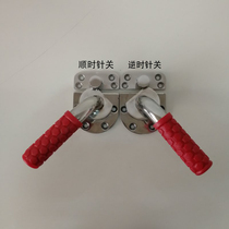 Semi-round seafood steaming cabinet handle commercial hotel dining hall kitchen equipment accessories steaming rice box red handle hot door handle