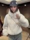 European heavyweight 2025 winter new women's casual versatile imitation fur jacket high-end niche wear tops