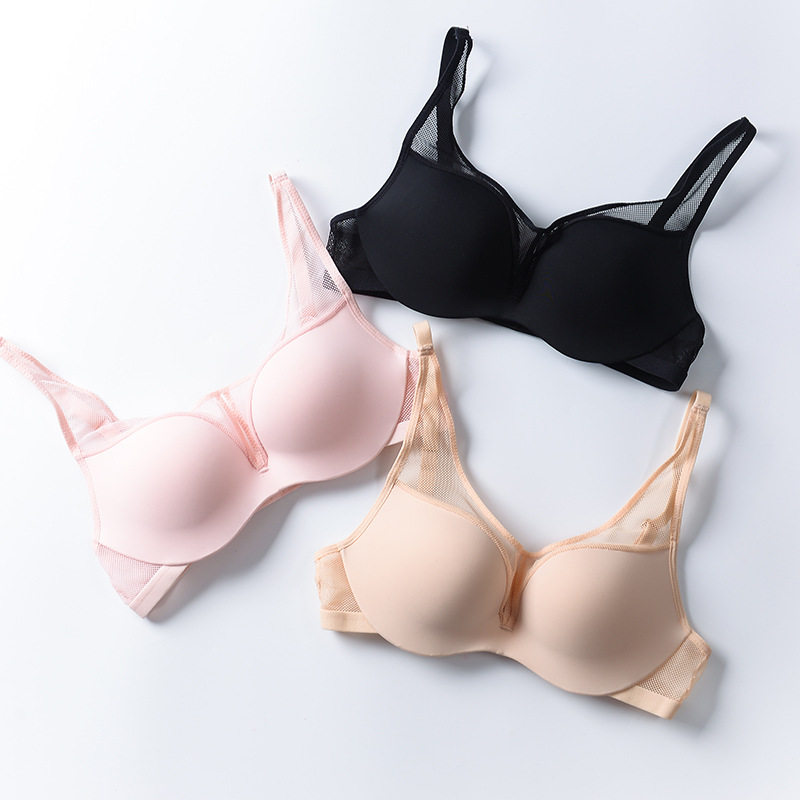 Broken Yard clear cabin Japanese Pregnant Woman Bra anti-walking light Small chest gathering anti-sagging underwear Sexy 100 hitch with type underwear