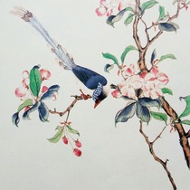 Embroidery diy Su embroidery handmade diy material package Chinese style homemade adult freehand flower and bird blended fabric custom