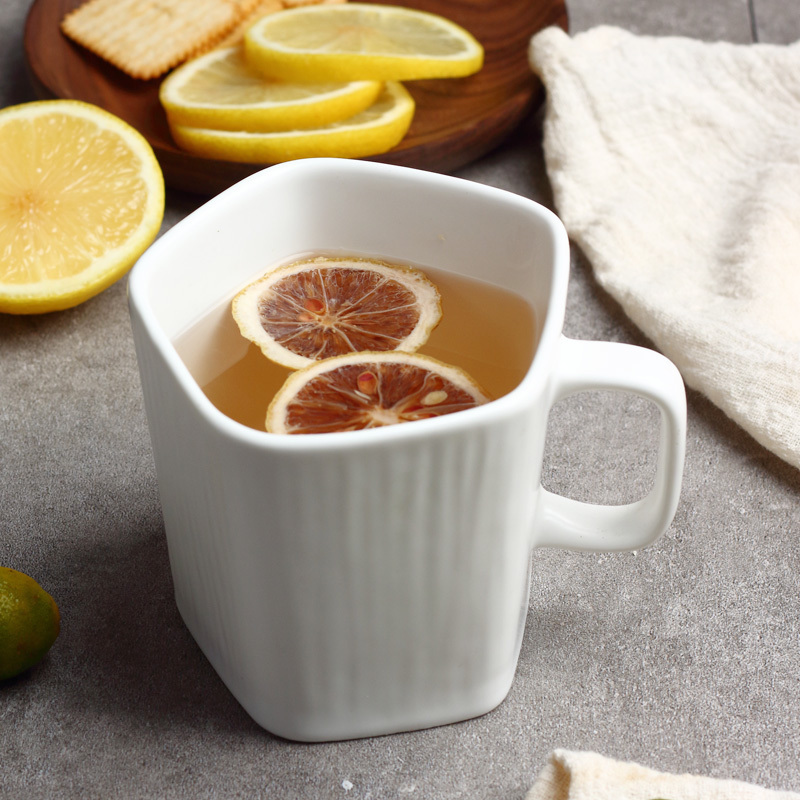 Clear Cabin Products Creative Ceramic Cups Large Capacity Water Glasses Mark Cup Personality Couple Cups Coffee Milk Cup