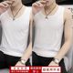 Summer men's round neck vest slim sweat absorption and elastic ice silk cotton youth base running pneumatic trendy shirt