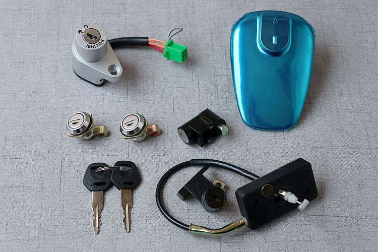 Applicable to American Prince Yueku GZ150-A set lock electric door lock key door fuel tank lock side box lock