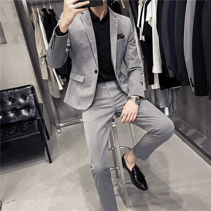 Костюм, пиджак, набор, свадебное платье, slim fit, набор из 3 предметов, британский стиль