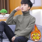 Демисезонный утепленный приятный телу трендовый цветной шерстяной свитер, в корейском стиле