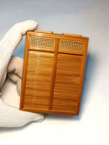 Shanghai-style insect tools made by Master Xie. Hundred-year-old coal-bamboo double-frame sky-facing window rolling shutter door bamboo nymph box. Admiralty box nymph box.