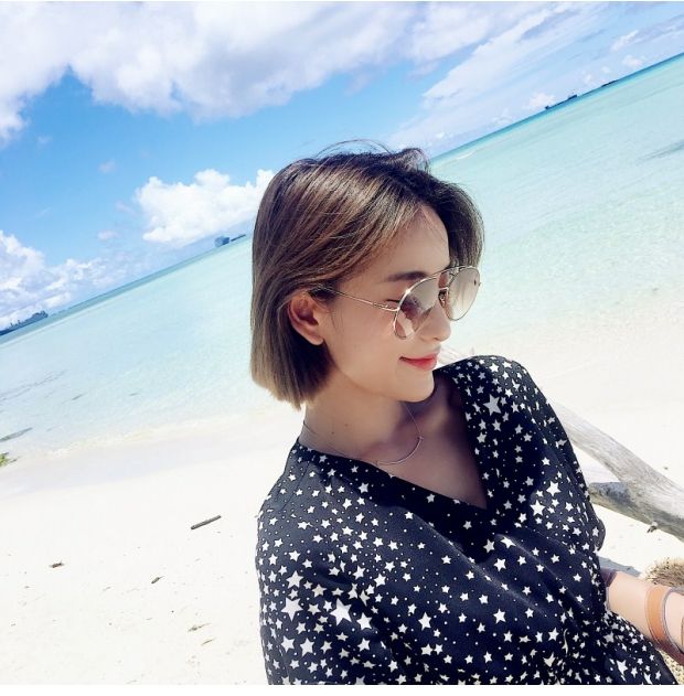 Phiên bản Hàn Quốc của kính râm retro retro retro nữ kính trong suốt màu vàng chuỗi kính nam 2019 kính chống ánh sáng xanh