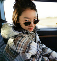 2020 Zhou Dongyu same retro personality small face sunglasses shading polarized sun glasses female ins Net red port wind