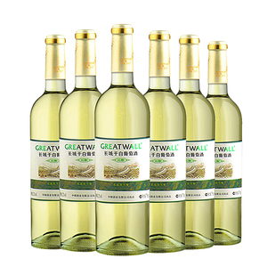 149元包邮 中粮长城 莎当妮干白葡萄酒 750ml*6支