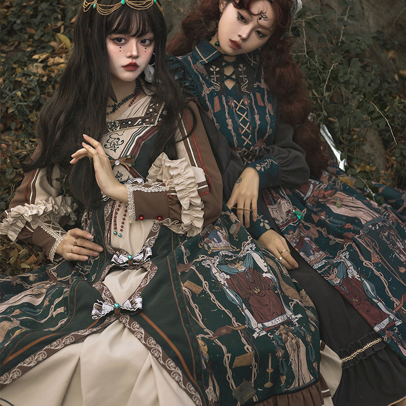 【准现货】樱洛芙复古LO裙 - 打造优雅气质 -lolita洛丽塔连衣裙-淘宝好物网