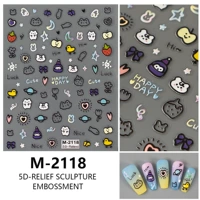 Прозрачный M-2118 черный граффити