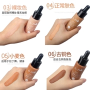 Nam và Nữ Chất lỏng Châu Âu và Mỹ Liquid Foundation Màu lúa mì Đen Kem che khuyết điểm BB Cream Trang điểm Trang điểm khỏa thân tự nhiên