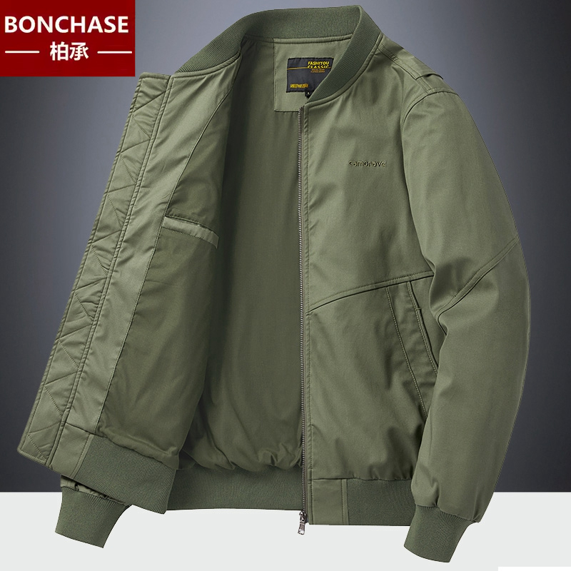 Spring and Autumn Style Bomber Jacket for Men, Pure Cotton, Loose Fit, Large Size, American Retro Casual Youth Workwear Jacket, Baseball Uniform Spring and Autumn Style Bomber Jacket for Men, Pure Cotton, Loose Fit, Large Size, American Retro Casual Youth Workwear Jacket, Baseball Uniform
