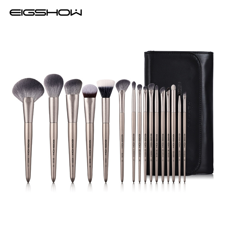 eigshow 16 Makeup Brush Suit Complete With Soft Hair Eye Shadow Brush Professional Makeup Artist Special Cover Brush-Taobao