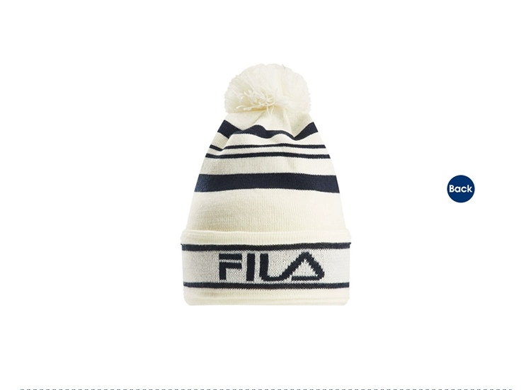 FILA Fila hat unisex 2018 mùa đông mới thể thao thư thường đan mũ tròn ấm áp