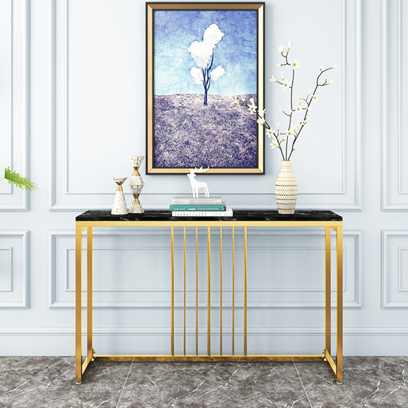 Nordic Marble Xuanguan Table Close To Wall Narrow Table Sofa Back A Few Custom Heating Pieces Shielded Desk Floor Warm Decoration Hood