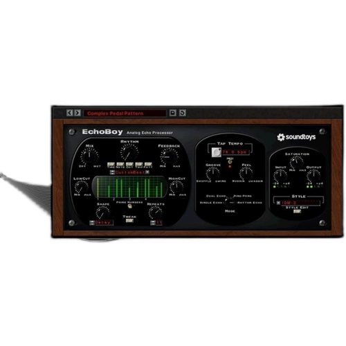 SoundToys Echoboy Professional Losted Echo Effectives подлинное плагин -в более позднем смешивании