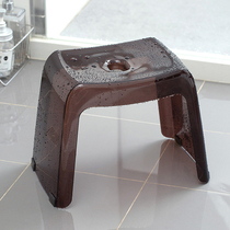 Bath stool SP household plastic bathroom non-slip stool Elderly shower bath stool Bathroom shoe chair toilet stool