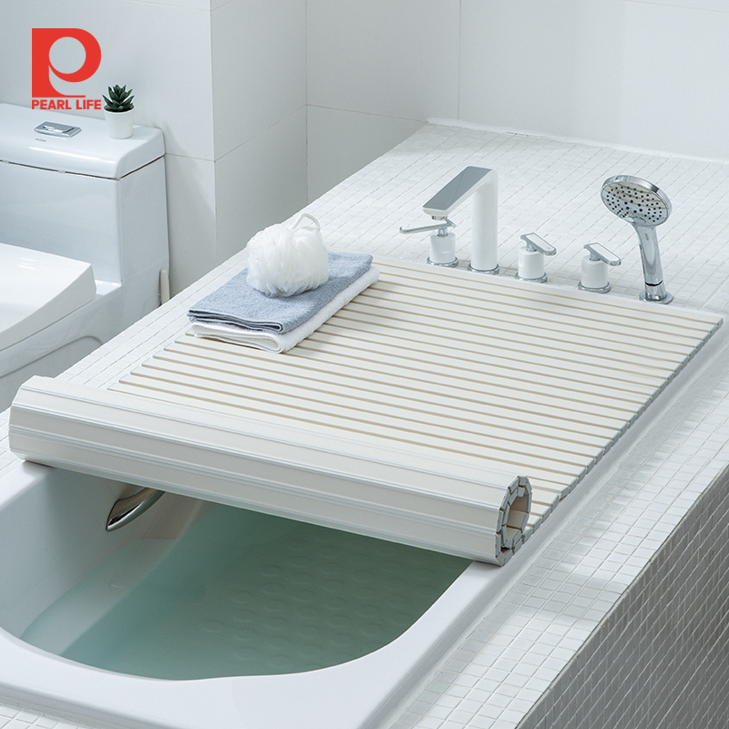 Japanese imported bath cover Cover Sheets Fold shower bath Insulated Cover Tub Dust Cover Half Body Bath Bracket Bubble Bath