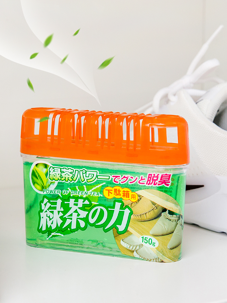 Japan KOKUBO shoe cabinet Shoes and socks deodorant deodorant Shoe box deodorant deodorant Green tea flavor