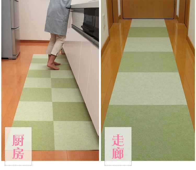 Nhật Bản nhập khẩu SANKO phòng khách bếp phòng tắm mat mat thảm thảm không trơn trượt khâu bò mat tấm thảm chùi chân - Thảm sàn thảm xốp gấp gọn cho bé