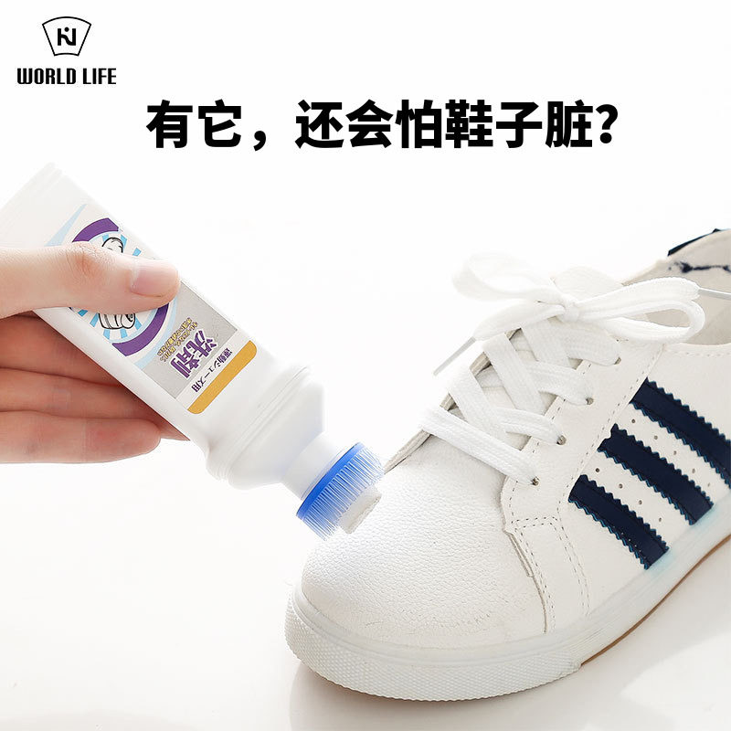 Japan and craftsman small white shoes cleaner decontamination cleaning foam coconut AJ brush washing sports shoes artifact