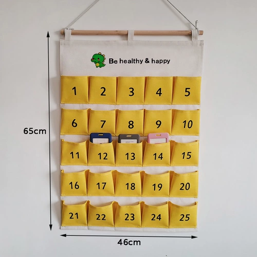 Подвесной органайзер для детского сада, медицинская маска, коробочка для хранения, карточки, сумка для хранения, увеличенная толщина, можно стирать
