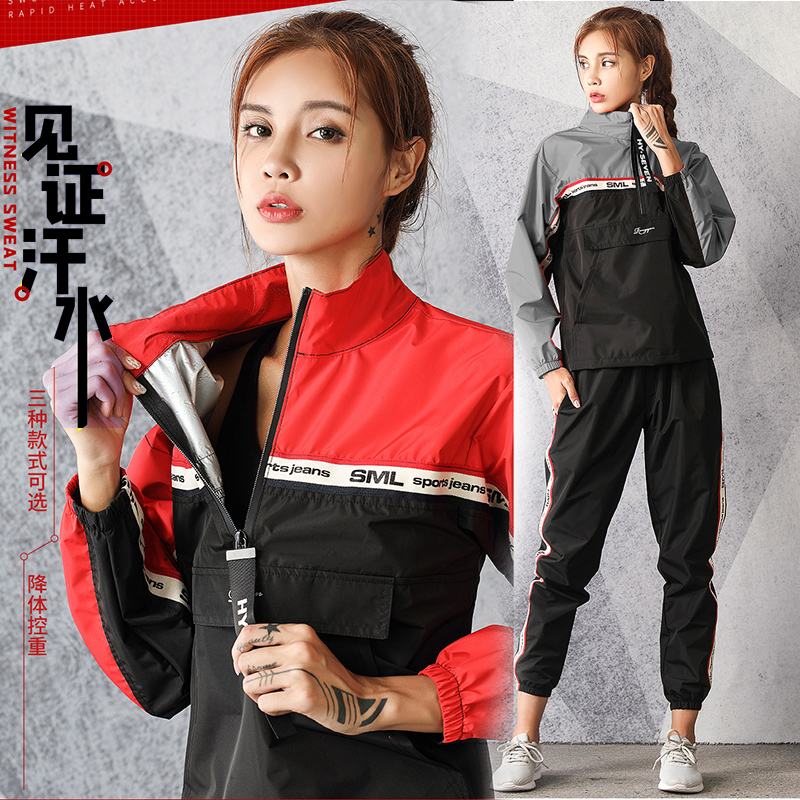 2022 Storm Sweatsuit Men And Women Suit Drop Body Weight Loss Plus Hypertrophy Size Sports Running Sweaty Gym Burqa Sweatwear