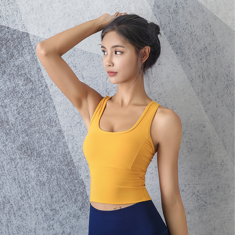 Sports underwear women's shockproof running autumn and winter fitness clothes Yoga vest bra anti-sagging styling gathered bra