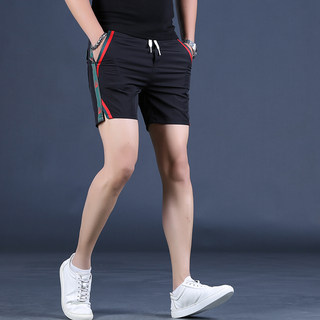 Mensniuzai summer ice silk 3-cut shorts