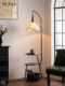Medieval style fishing floor lamp living room sofa next to wireless high-end bedroom bedside table storage function floor lamp