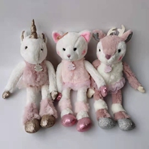 Foreign trade tail single unicorn kitten fawn doll plush toy gift