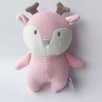 Foreign trade wool knitted wool animal Doll Doll super cute baby room baby comfort plush toy