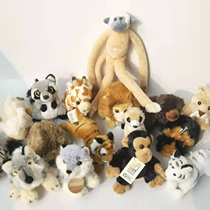 Export quality forest animal Penguin Tiger husky African lion simulation plush toy doll