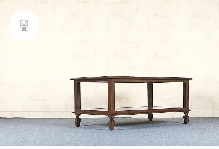 Tất cả rắn gỗ bàn cà phê phong cách tối giản nước Mỹ đồ gỗ Anh vườn hỗn hợp và phong cách phù hợp với nhà máy vận chuyển trực tiếp - Bàn trà bàn trà gỗ nguyên khối