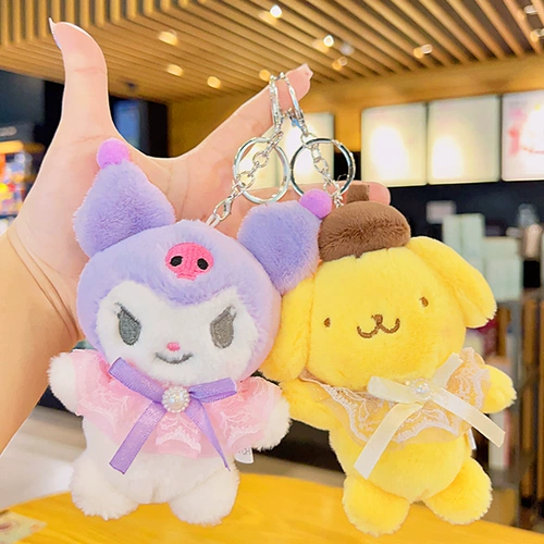 Мультяшная плюшевая милая игрушка, украшение на сумку, брелок, кукла, аксессуар на рюкзак, подвеска, подарок на день рождения