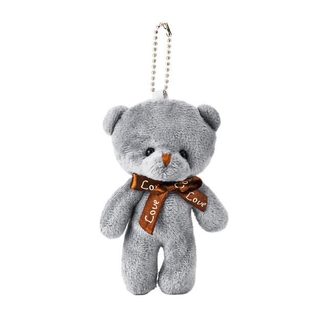 INS Plush Toy Pendant Big Bear One-piece Grizzly Bear Bowtie Bear Cartoon Bouquet Bear Doll ອຸປະກອນເສີມ DIY