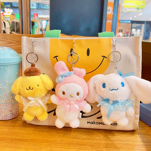Мультяшная плюшевая милая игрушка, украшение на сумку, брелок, кукла, аксессуар на рюкзак, подвеска, подарок на день рождения