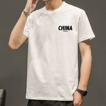 2021 summer new T-shirt mens short sleeve Tide brand ins Korean version of tide foreign trade cut tail list clearance original list